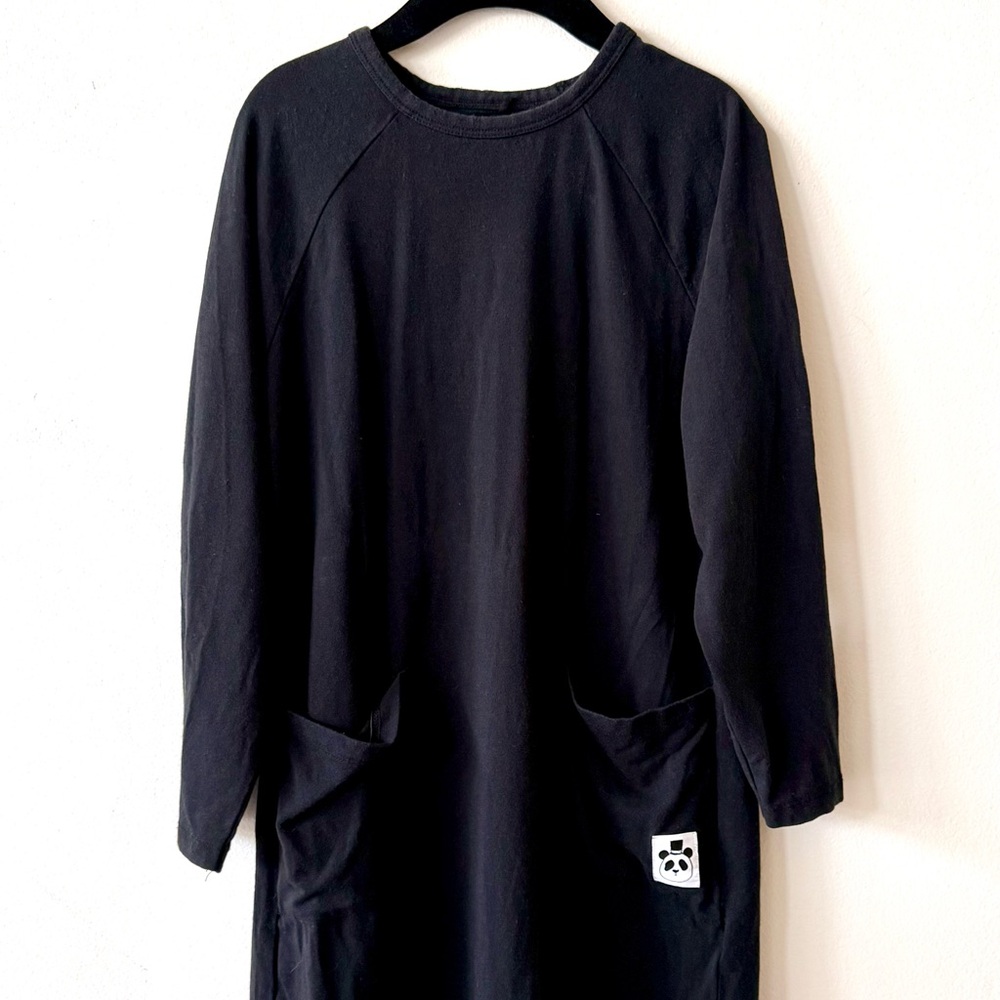 Mini Rodini Basic Long Sleeve Dress with pockets